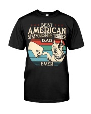 Best Dad Ever - American Staffordshire Terrier Premium Fit Mens Tee tile