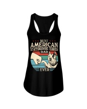Best Dad Ever - American Staffordshire Terrier Ladies Flowy Tank tile