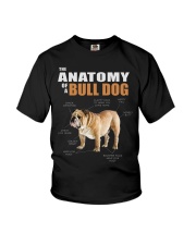 Dog Anatomy - Bull Dog Youth T-Shirt tile