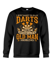 Darts - Old Man Problems Crewneck Sweatshirt tile