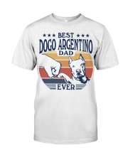 Best Dad Ever Dogo Argentino Classic T-Shirt tile