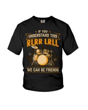 Drums - RLRR LRLL Understand Youth T-Shirt tile