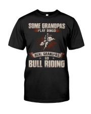 Some Grandpas Play Bingo - Bull Riding Premium Fit Mens Tee tile