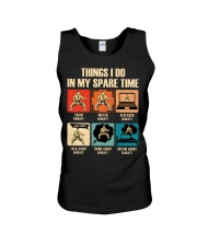 Karate - Spare Time Unisex Tank tile