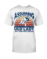 Assuming Old Lady - Jiu Jitsu Classic T-Shirt front