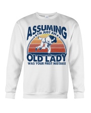 Assuming Old Lady - Jiu Jitsu Crewneck Sweatshirt tile
