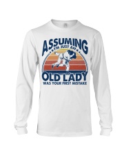 Assuming Old Lady - Jiu Jitsu Long Sleeve Tee tile