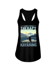 Kayaking - I Don't Need Therapy Ladies Flowy Tank tile