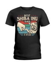 Best Dad Ever - Shiba Inu Ladies T-Shirt tile