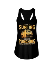 Surfing - Punching Ladies Flowy Tank tile