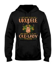 Ukulele - Old Lady Problems Hooded Sweatshirt tile
