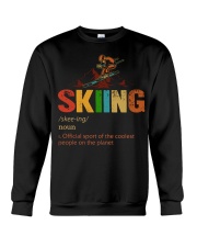 Skiing Coolest People Crewneck Sweatshirt tile