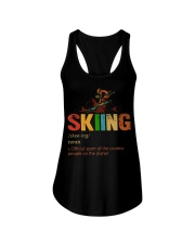 Skiing Coolest People Ladies Flowy Tank tile