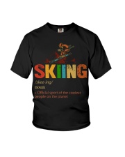 Skiing Coolest People Youth T-Shirt tile