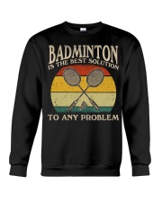 The Best Solution - Badminton Crewneck Sweatshirt tile