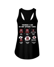 Spare Time - Truck Ladies Flowy Tank tile
