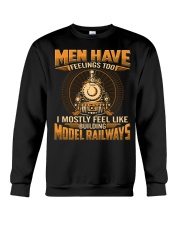 Model Railway Men Have Feeling Too Crewneck Sweatshirt tile