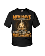 Model Railway Men Have Feeling Too Youth T-Shirt tile