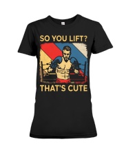 Boxing - That's Cute Premium Fit Ladies Tee tile