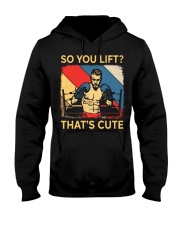 Boxing - That's Cute Hooded Sweatshirt tile