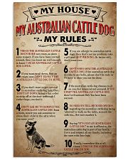 My House My Rule Australian Cattle Dog 11x17 Poster front