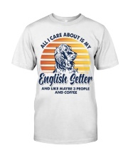All I Care About English Setter Premium Fit Mens Tee tile
