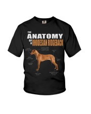 Dog Anatomy - Rhodesian Ridgeback Youth T-Shirt tile