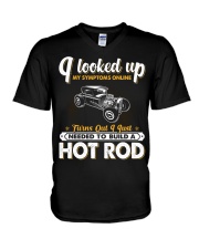 My Symptoms - Hot Rod V-Neck T-Shirt tile