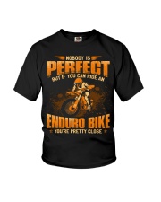 Enduro Bike - Nobody is perfect Youth T-Shirt tile