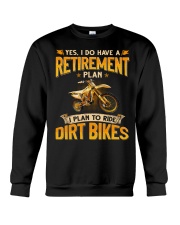 Retirement Plan Dirt Bike Crewneck Sweatshirt tile