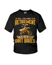 Retirement Plan Dirt Bike Youth T-Shirt tile