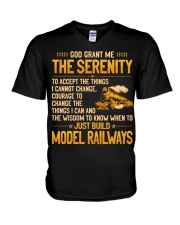 Model Railway - The Serenity V-Neck T-Shirt tile