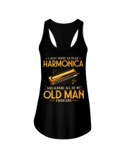 Harmonica - Old Man Problems Ladies Flowy Tank tile