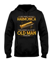 Harmonica - Old Man Problems Hooded Sweatshirt tile