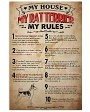 My House My Rule Rat Terrier 11x17 Poster front