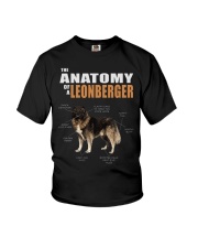 Dog Anatomy - Leonberger Youth T-Shirt tile