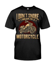 Biker - Snore Classic T-Shirt front