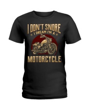 Biker - Snore Ladies T-Shirt tile