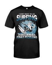 Surfing Adult Problems Premium Fit Mens Tee tile