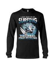 Surfing Adult Problems Long Sleeve Tee tile