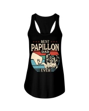 Best Dad Ever - Papillon Ladies Flowy Tank tile