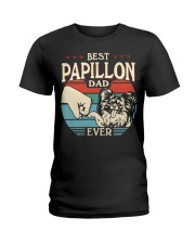 Best Dad Ever - Papillon Ladies T-Shirt tile