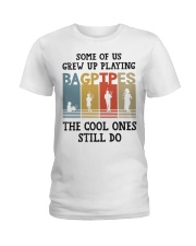 The Cool Ones Still Do - Bagpipes Ladies T-Shirt tile