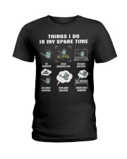 Spare Time - Gardening Ladies T-Shirt tile