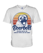 Dog Of Coolest People Boerboel V-Neck T-Shirt tile