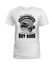 Retirement Plan Hot Rod Ladies T-Shirt tile