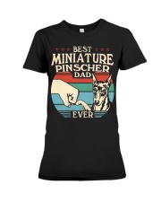 Best Dad Ever - Miniature Pinscher Premium Fit Ladies Tee tile