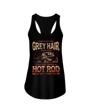 Hot Rod Grey Hair Ladies Flowy Tank tile