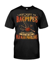 Bagpipes - Old Man Problems Premium Fit Mens Tee tile