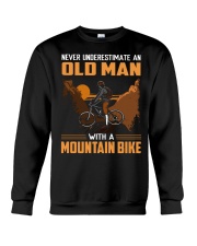 Mountain Biking - Underestimate Old Man Crewneck Sweatshirt tile
